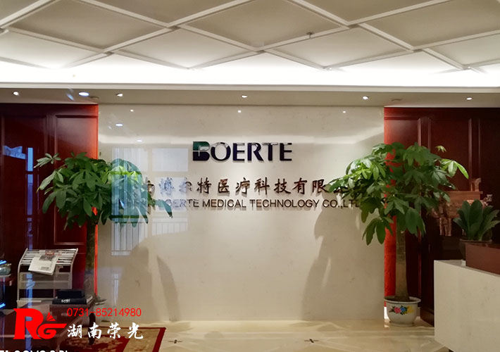 長沙公司背景墻制作